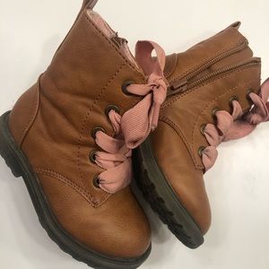 Toddler boots with ribbon laces - SO CUTE!!!